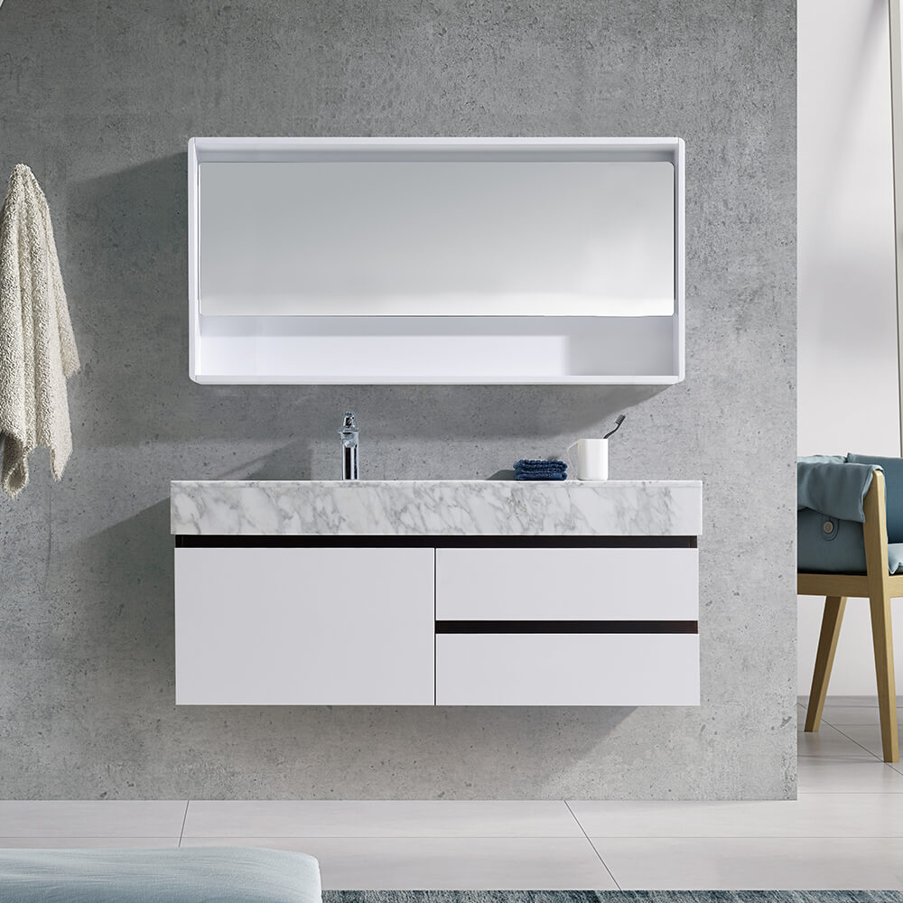 Modern Sintered Stone Bathroom Vanity Cabinets
