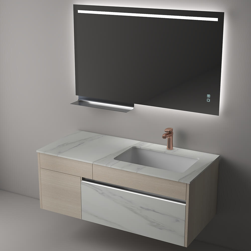 Modern Sintered Stone Vanity Cabinets for Bathroom